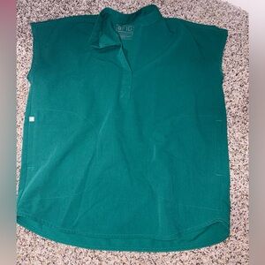 Figs women’s rafaela scrub top XXS Hunter green